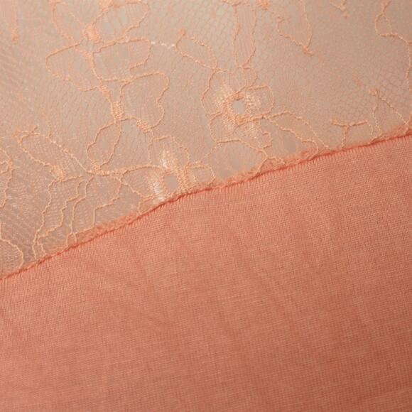 The Limited Peach Bow Chiffon Layered Tank Top Small - Picture 3 of 6